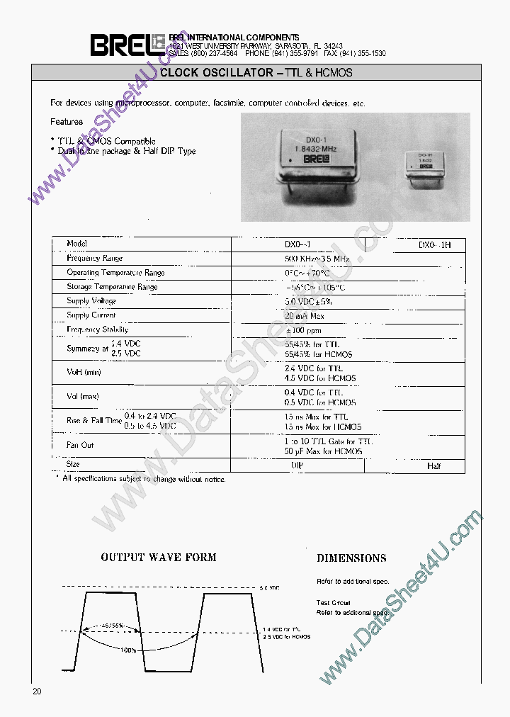 DXO-1_155897.PDF Datasheet