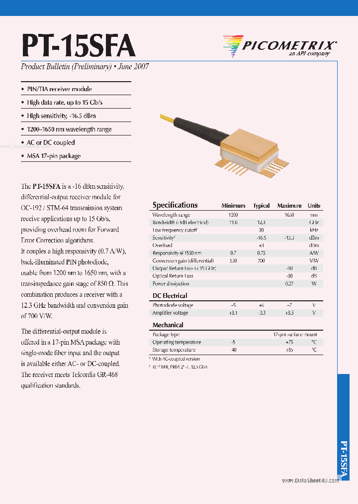 PT-15SFA_156575.PDF Datasheet