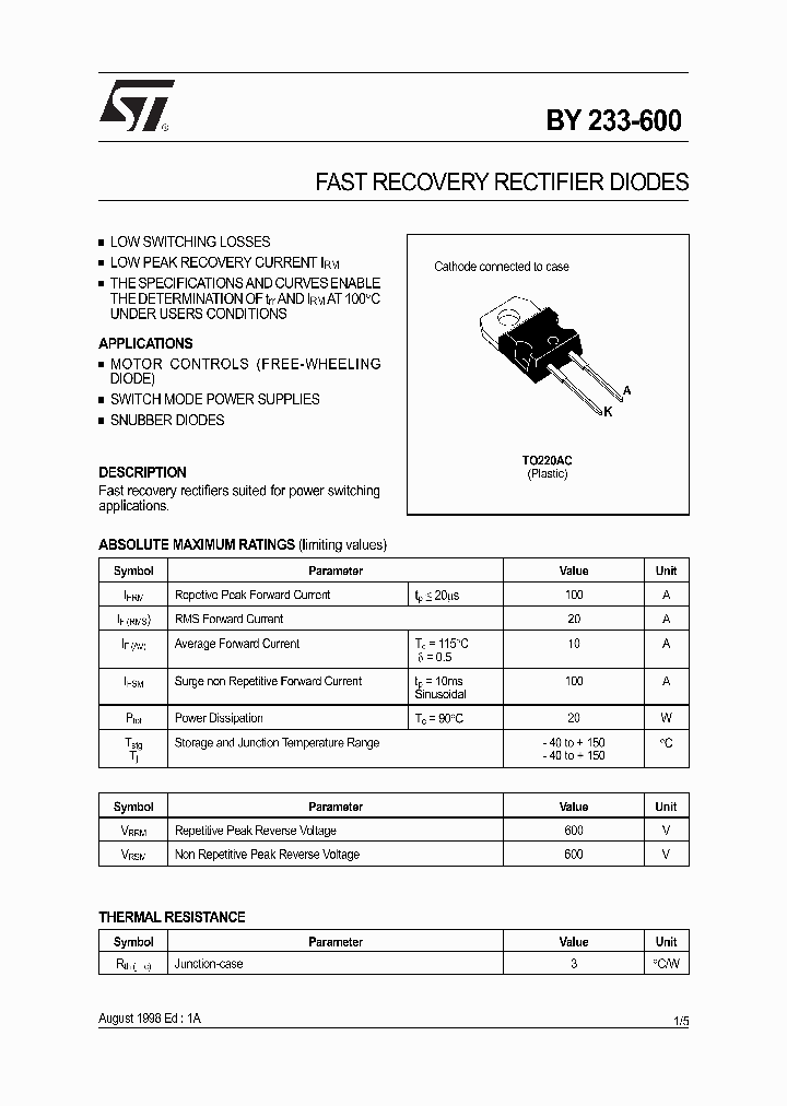 BY223-600_156815.PDF Datasheet