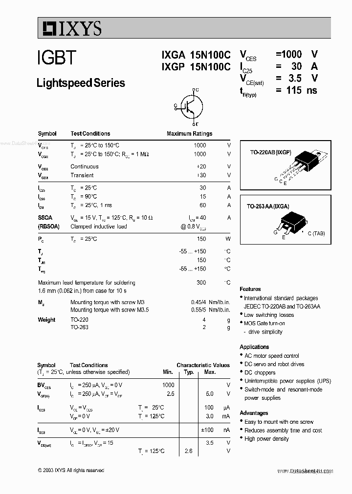 IXGA15N100C_159348.PDF Datasheet