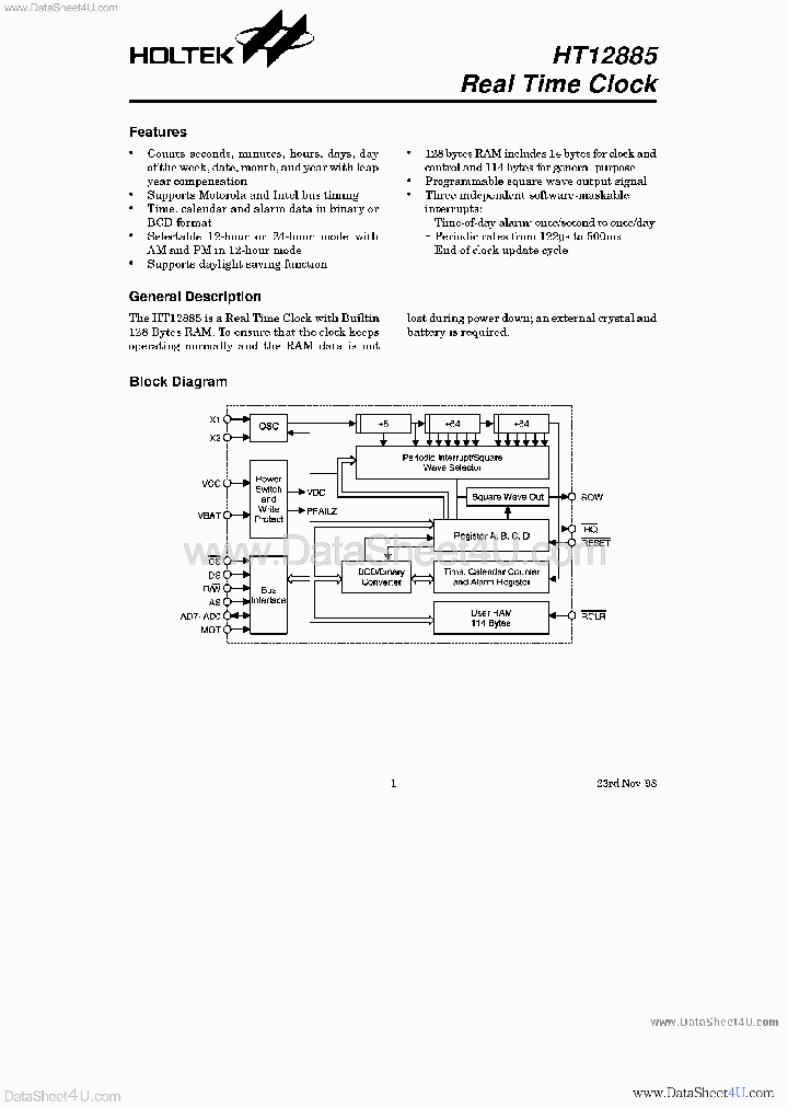 HT12885_162549.PDF Datasheet