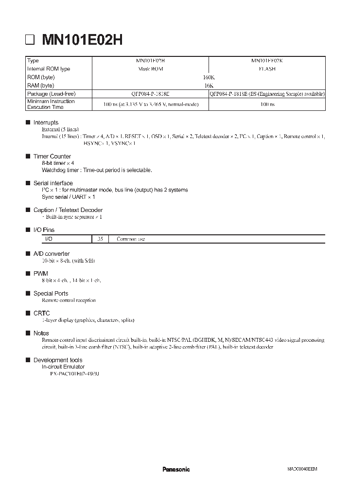 MN101EF02K_195770.PDF Datasheet