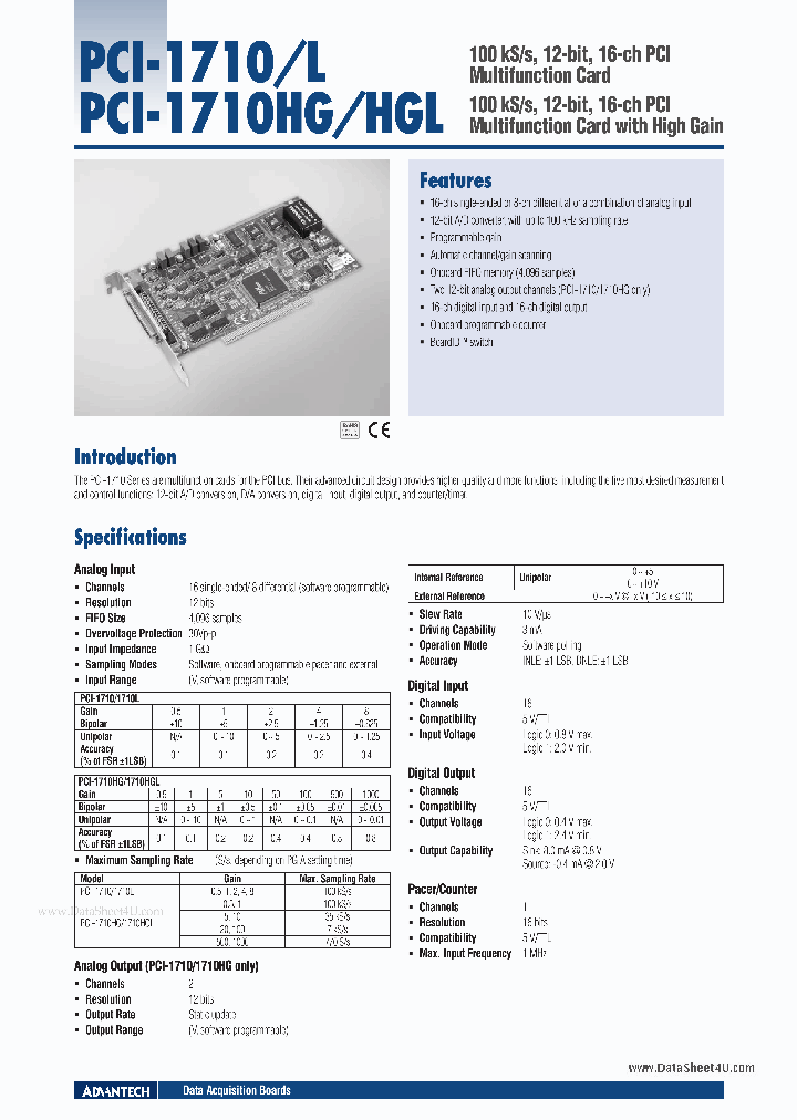 PCI-1710_163722.PDF Datasheet