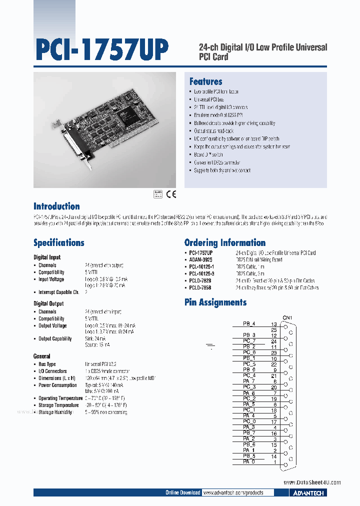 PCI-1757UP_163726.PDF Datasheet