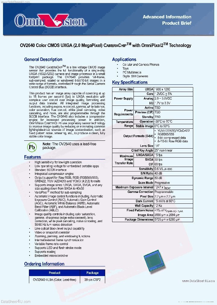 OV2640_163758.PDF Datasheet