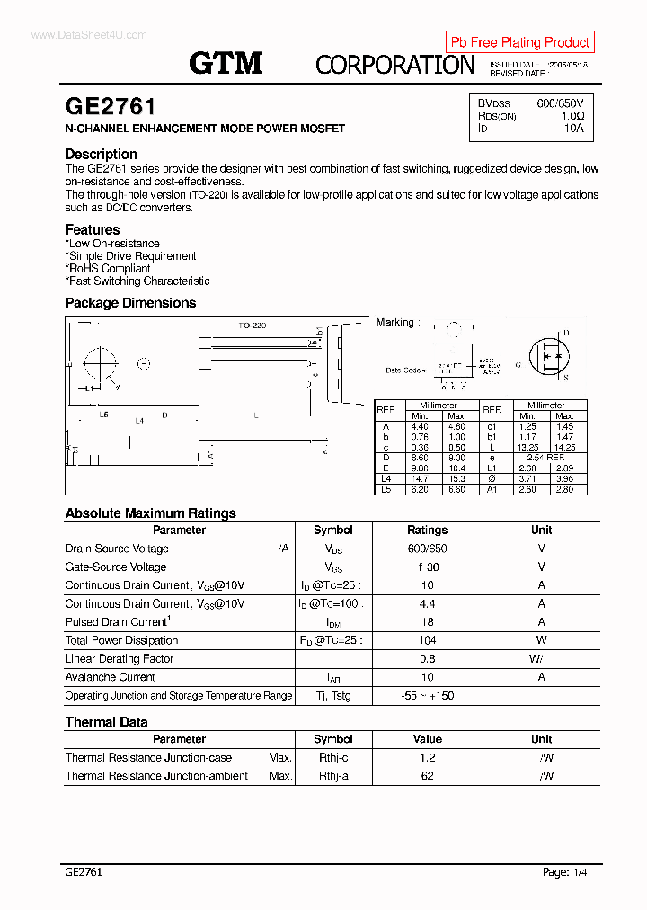 GE2761_164742.PDF Datasheet