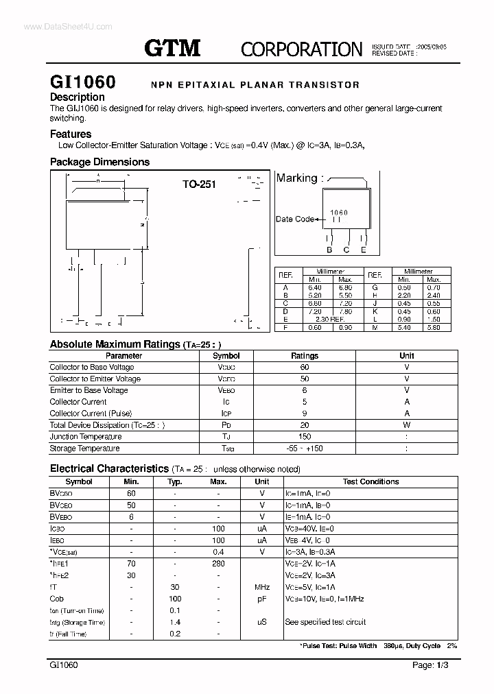 GI1060_165095.PDF Datasheet