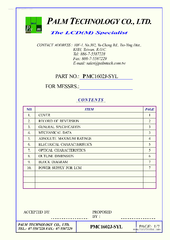 PMC1602J-SYL_165320.PDF Datasheet