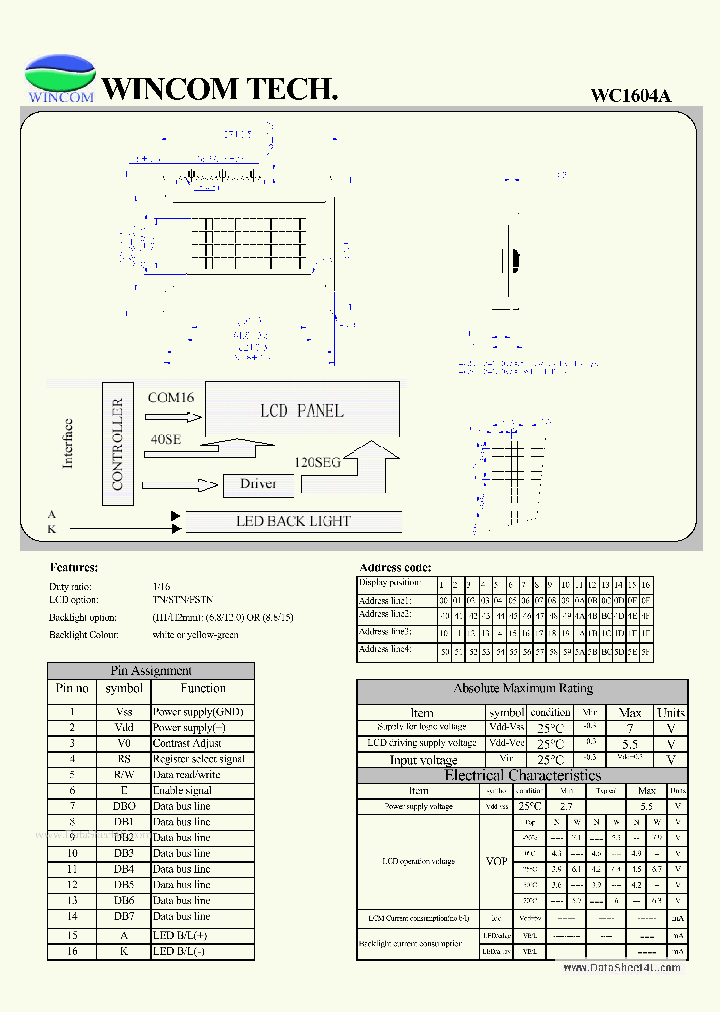 WC1604A_167675.PDF Datasheet