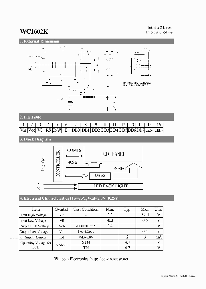WC1602K_167674.PDF Datasheet