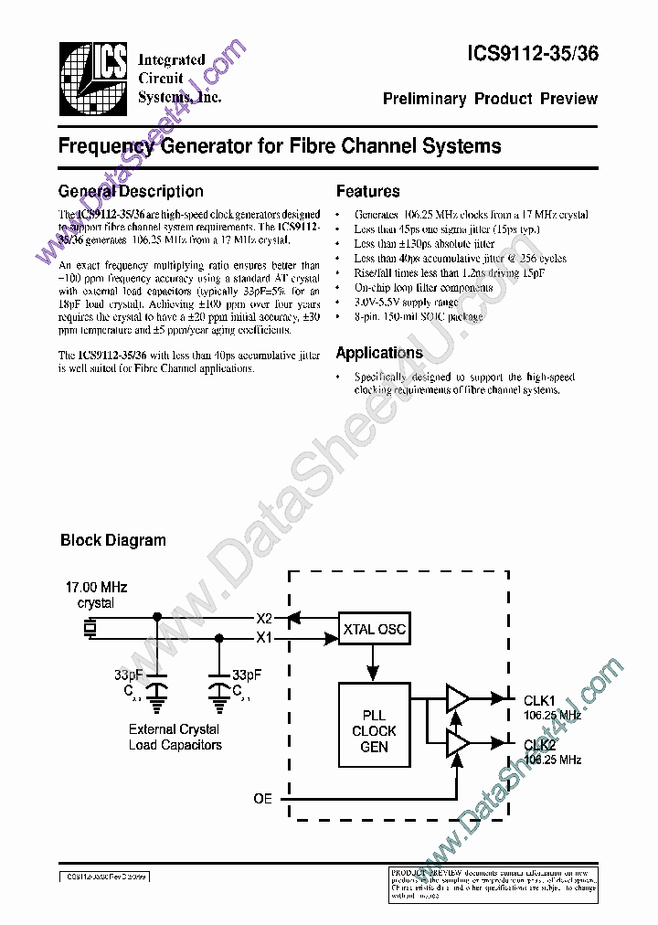 ICS9112-35_168824.PDF Datasheet