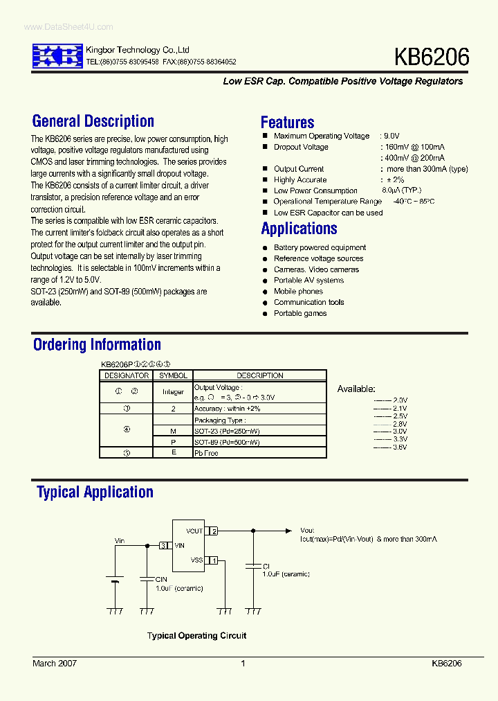 KB6206_176271.PDF Datasheet