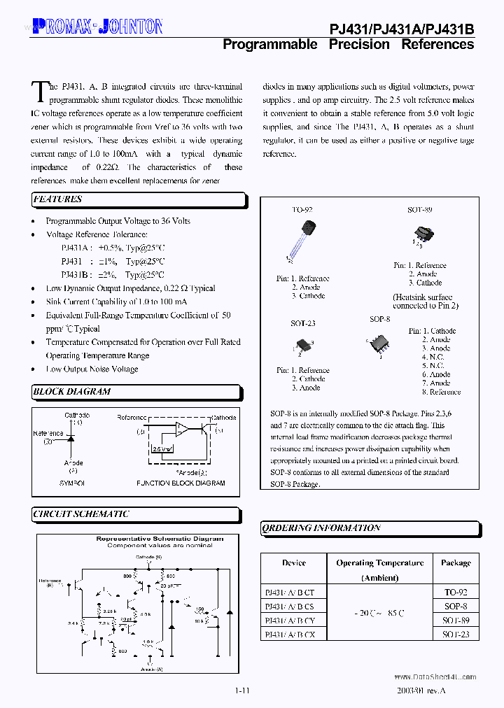 PJ431_177172.PDF Datasheet