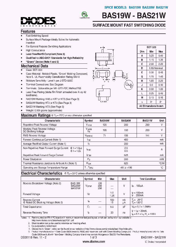 BAS21W-7-F_229597.PDF Datasheet