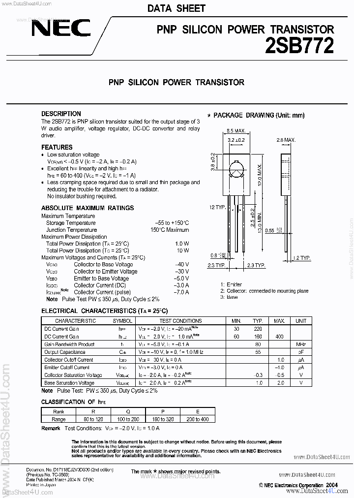 B772P_180833.PDF Datasheet Download --- IC-ON-LINE
