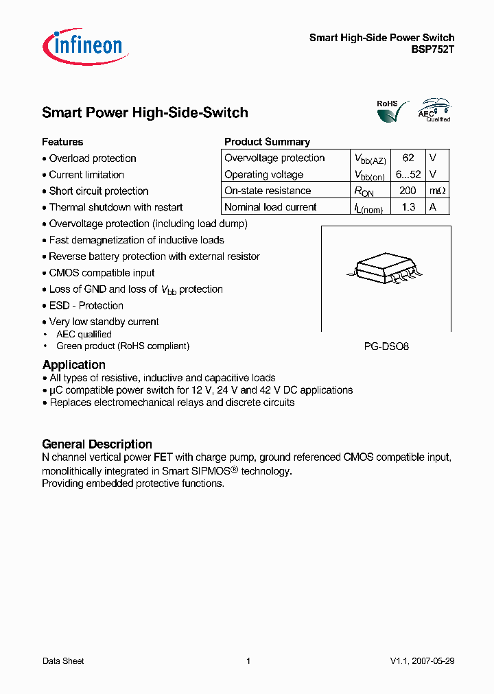 BSP752T_270477.PDF Datasheet