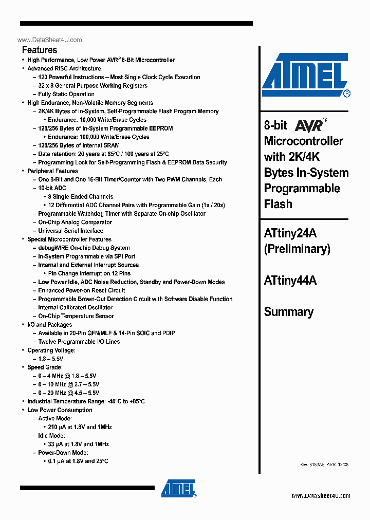 ATTINY24A_184704.PDF Datasheet