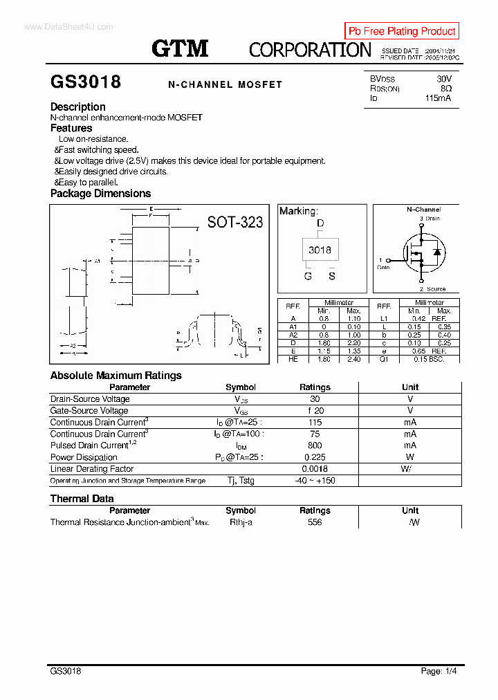 GS3018_196680.PDF Datasheet