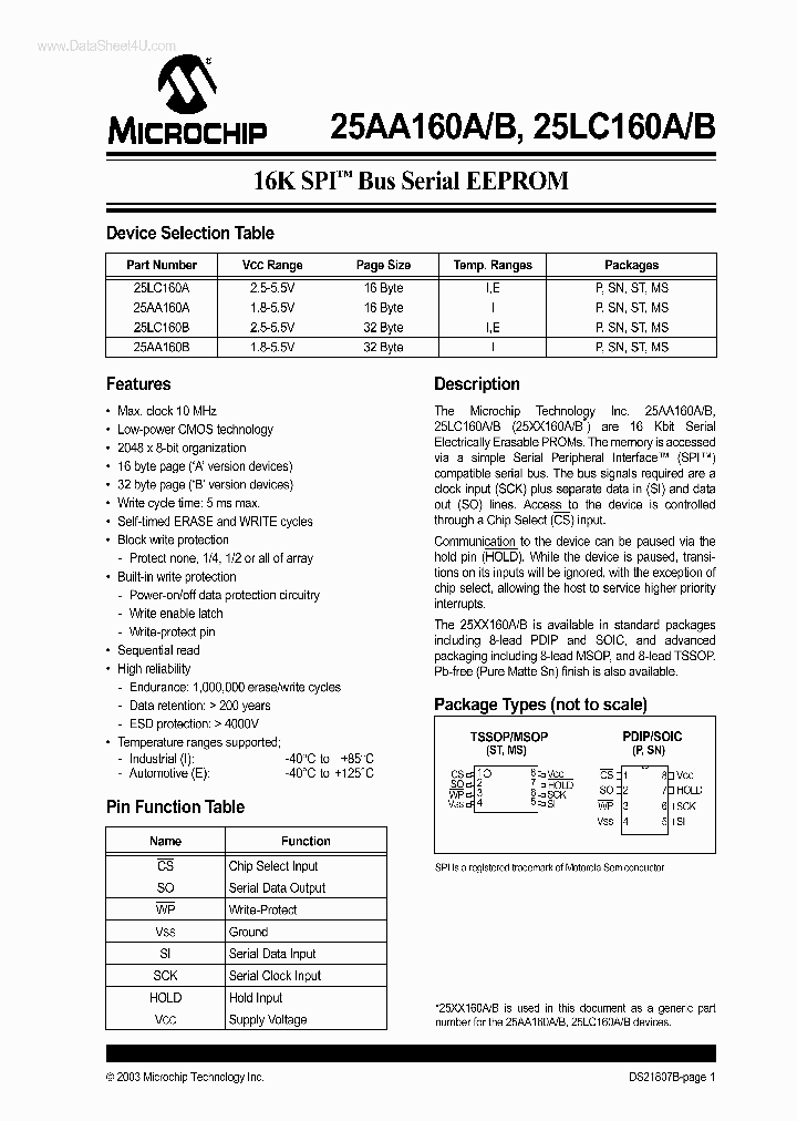 25LC160A_197142.PDF Datasheet