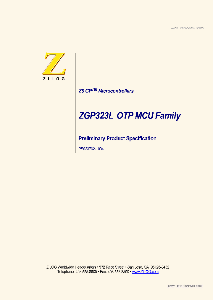ZGP323L_198101.PDF Datasheet
