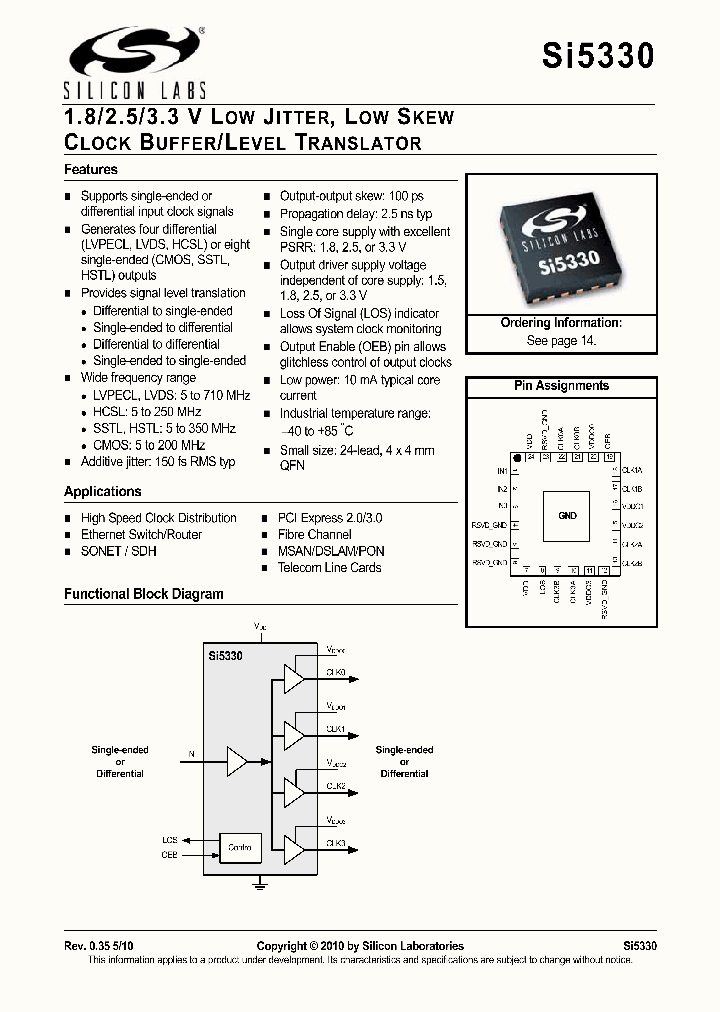 SI5330A-A00200-GM_332590.PDF Datasheet