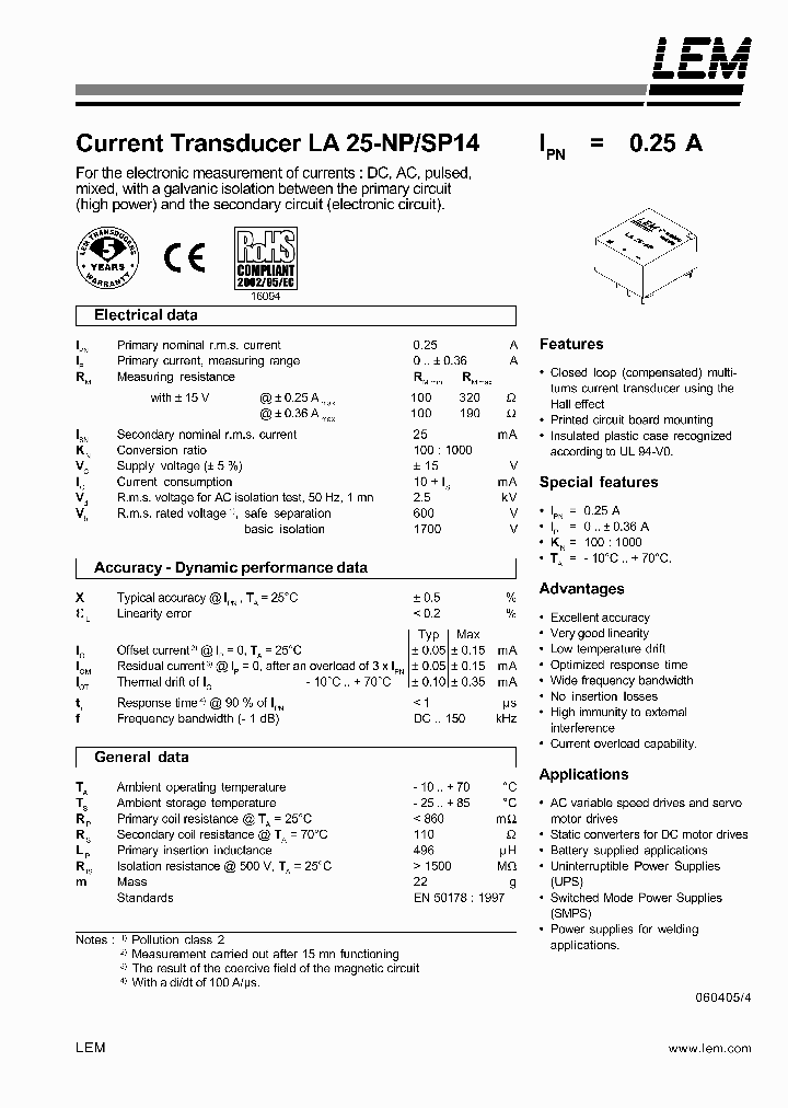 LA25-SP1406_517365.PDF Datasheet