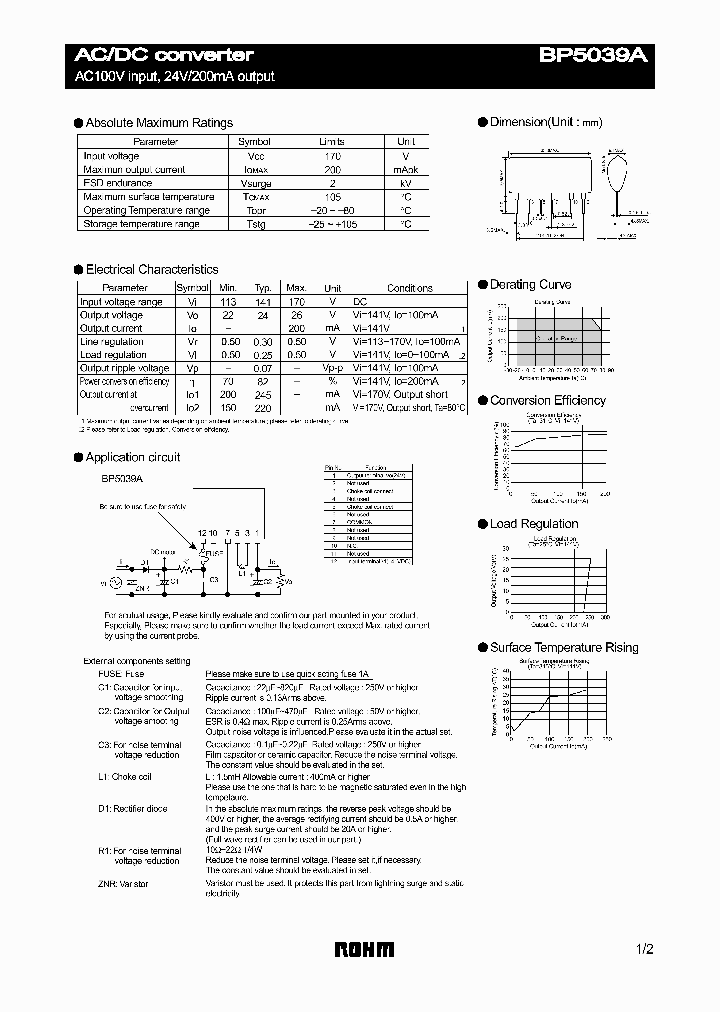 BP5039A_247298.PDF Datasheet Download --- IC-ON-LINE