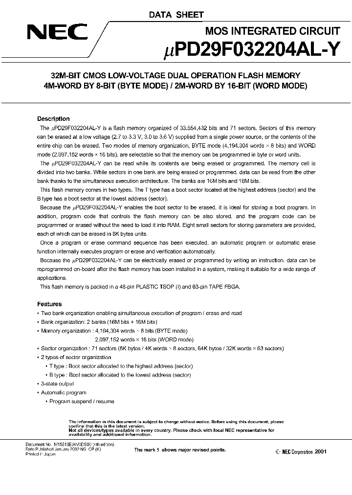 UPD29F032204ALGZ-B85BY-MJH_333917.PDF Datasheet