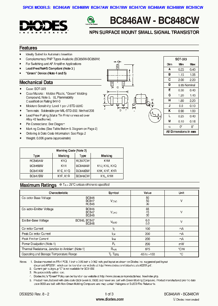 BC847AW-7-F_564759.PDF Datasheet