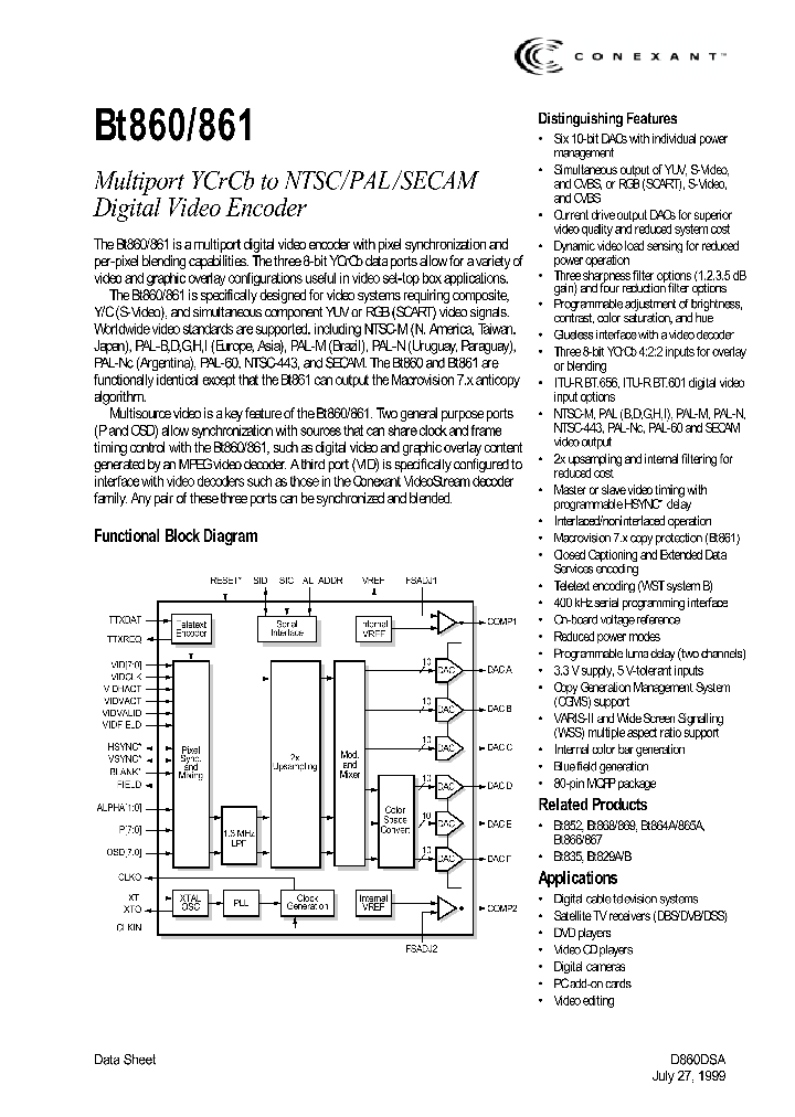 BT861KRF_338623.PDF Datasheet Download --- IC-ON-LINE