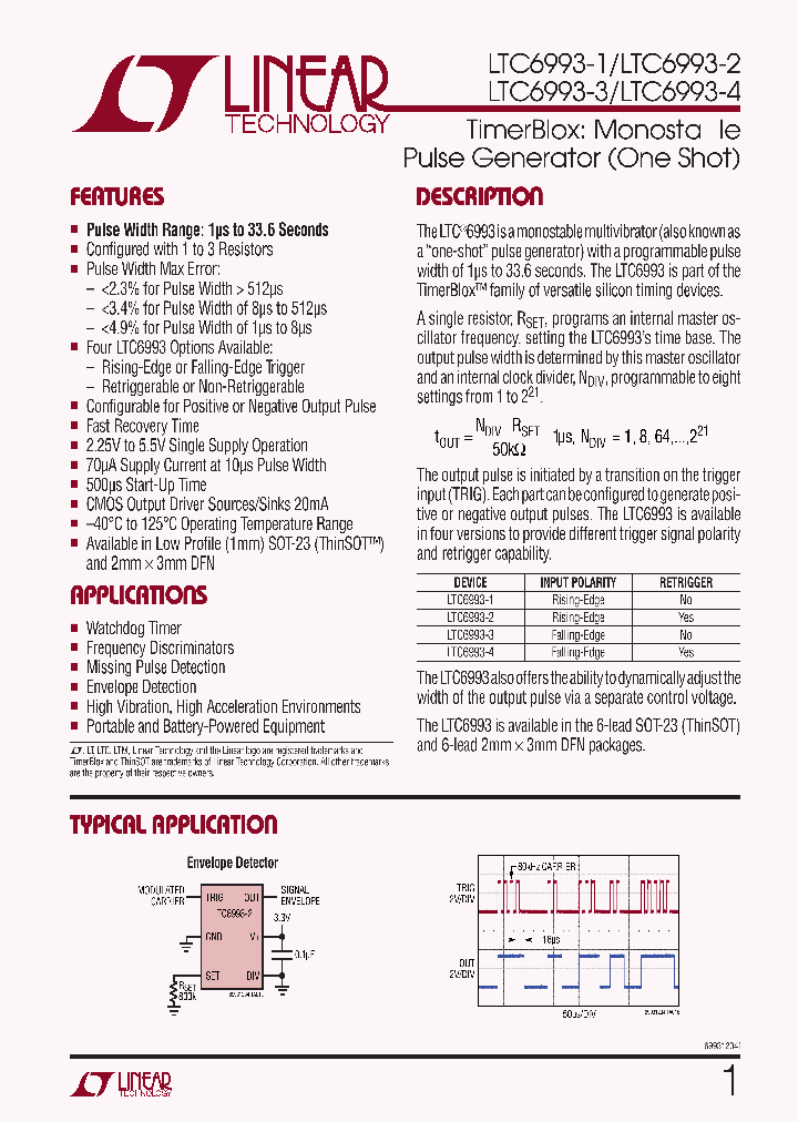 LTC6993-4_571597.PDF Datasheet Download --- IC-ON-LINE