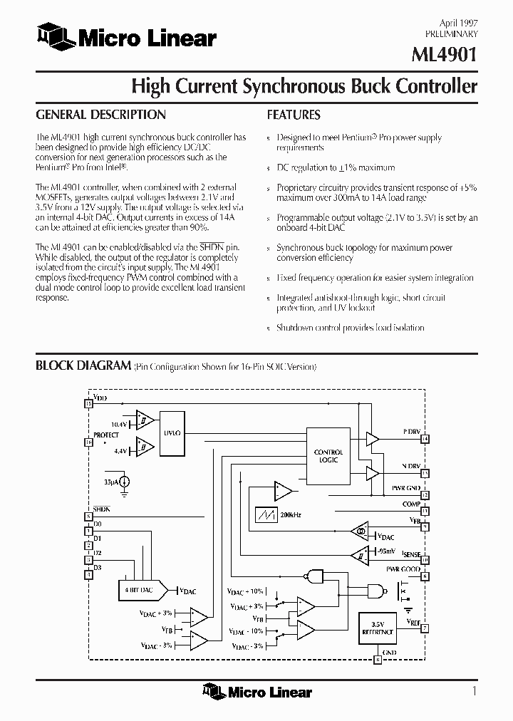 ML4901_339441.PDF Datasheet