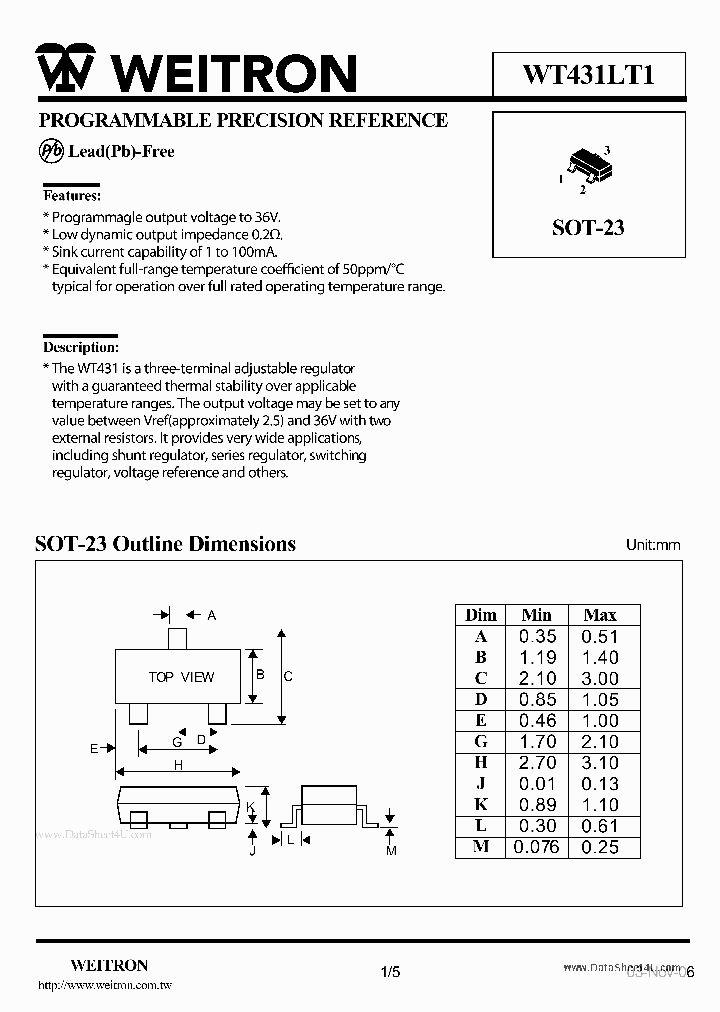 WT431LT1_236345.PDF Datasheet