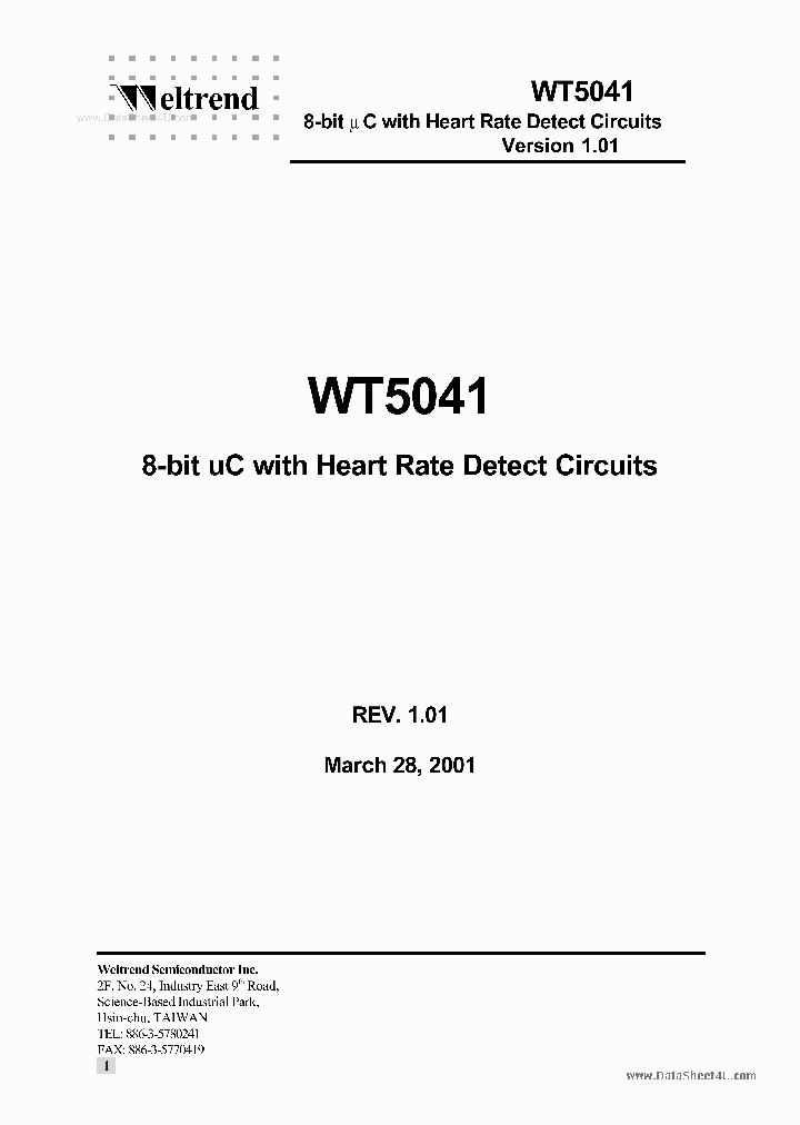 WT5041_236349.PDF Datasheet