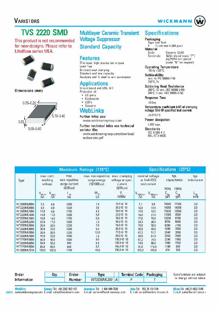 WT2220_236339.PDF Datasheet Download --- IC-ON-LINE