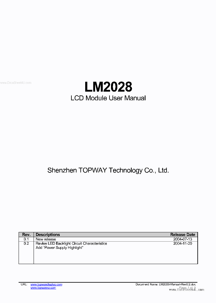 LM2028_237424.PDF Datasheet
