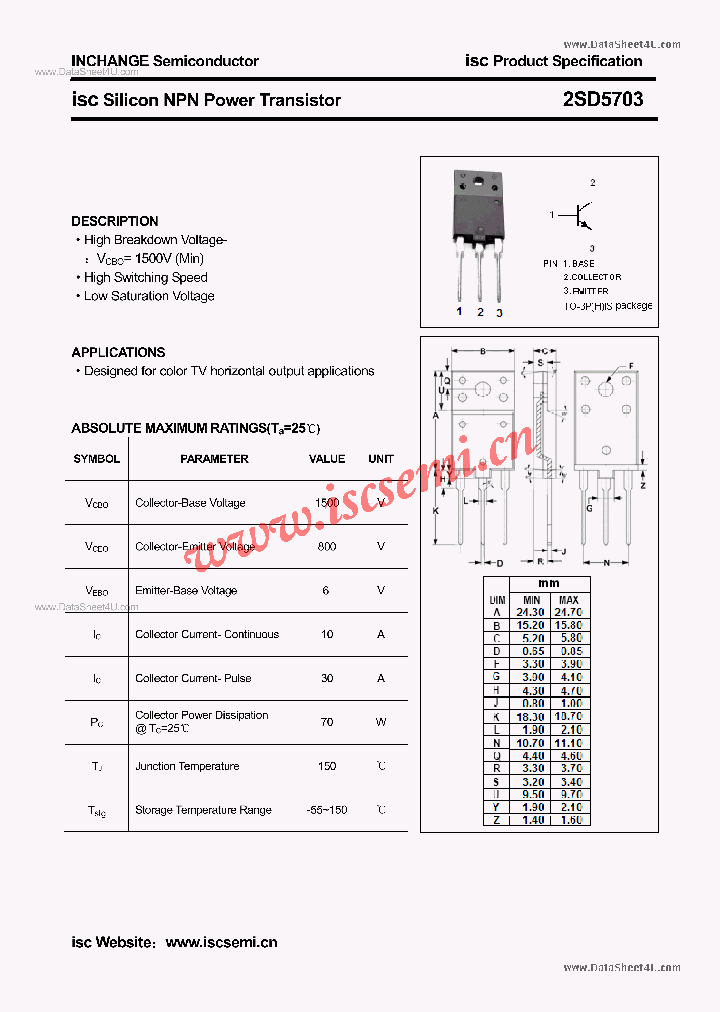 D5703_243909.PDF Datasheet Download --- IC-ON-LINE