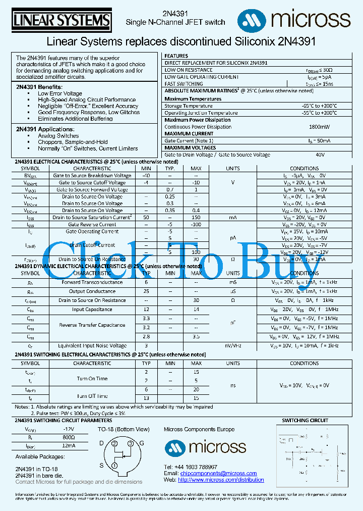 2N4391TO-18_581530.PDF Datasheet