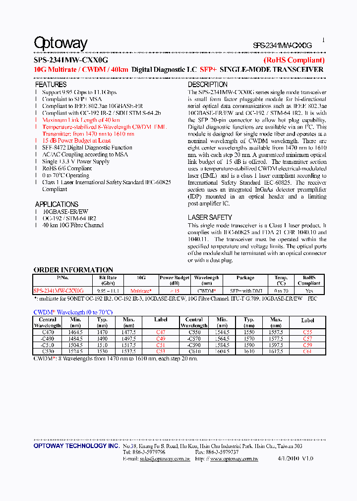 SPS-2341MW-CXX0G_566625.PDF Datasheet