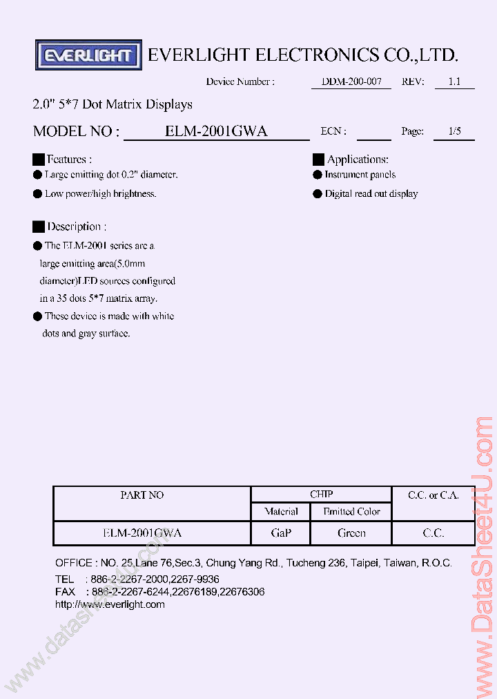 ELM-2001GWA_248089.PDF Datasheet