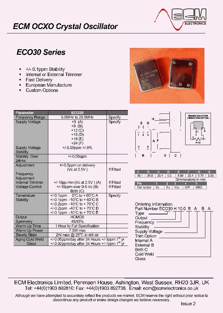 ECO30H100BABA_571690.PDF Datasheet Download