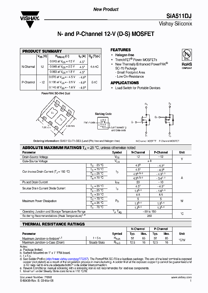 SIA511DJ-T1-E3_345808.PDF Datasheet
