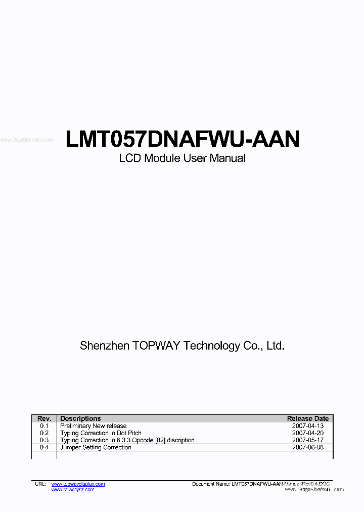 LMT057DNAFWU-AAN_248965.PDF Datasheet