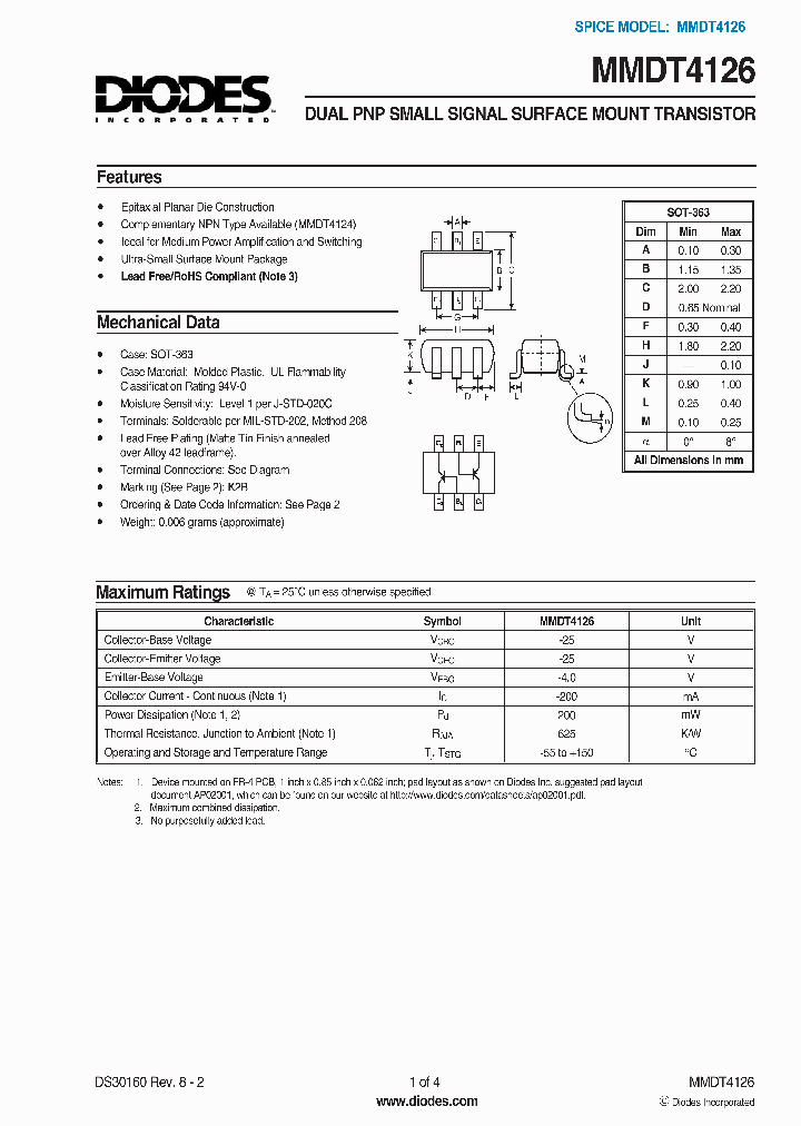 MMDT4126-7-F_607597.PDF Datasheet