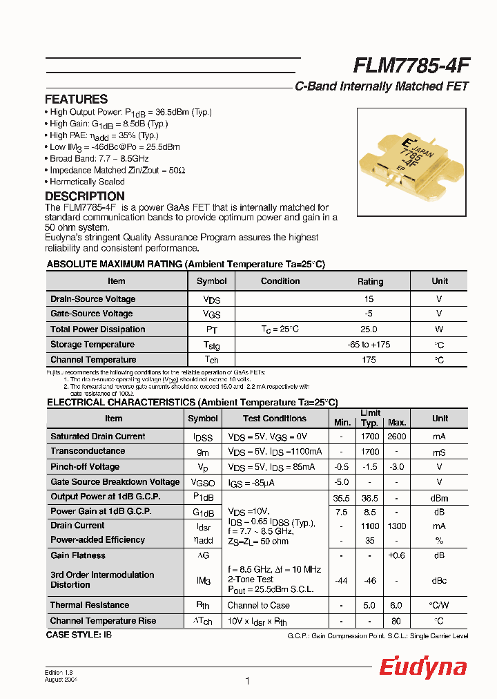 FLM7785-4F_346890.PDF Datasheet