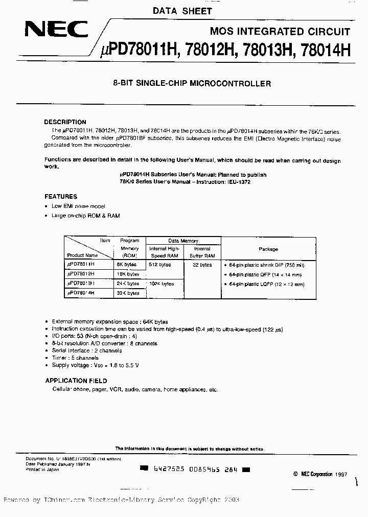 UPD78012HCW-XXX_349790.PDF Datasheet