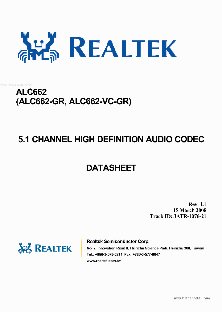 ALC662_256854.PDF Datasheet