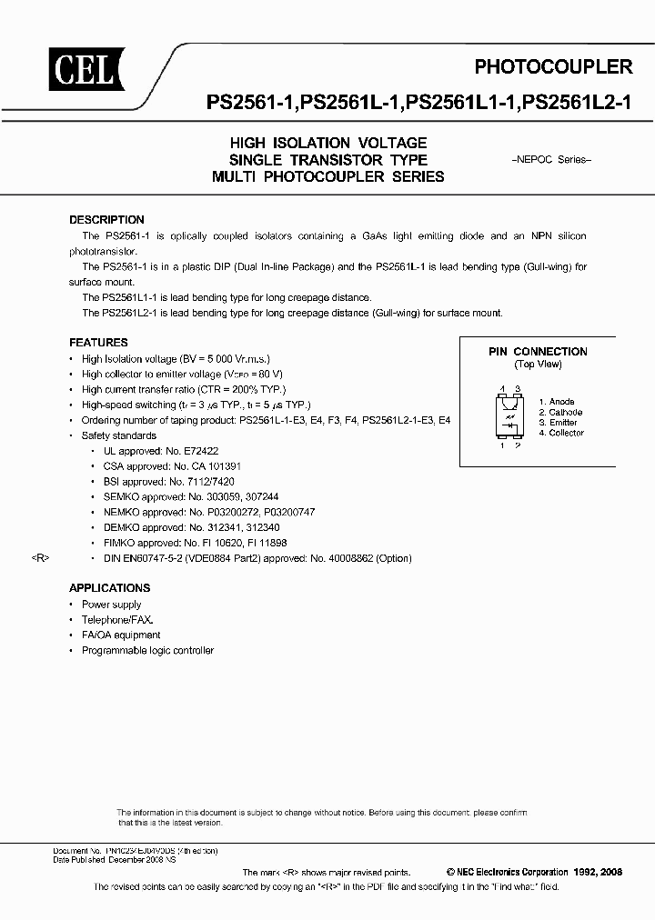 PS2561-2V_357190.PDF Datasheet