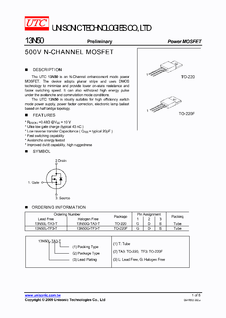 13N50_631707.PDF Datasheet