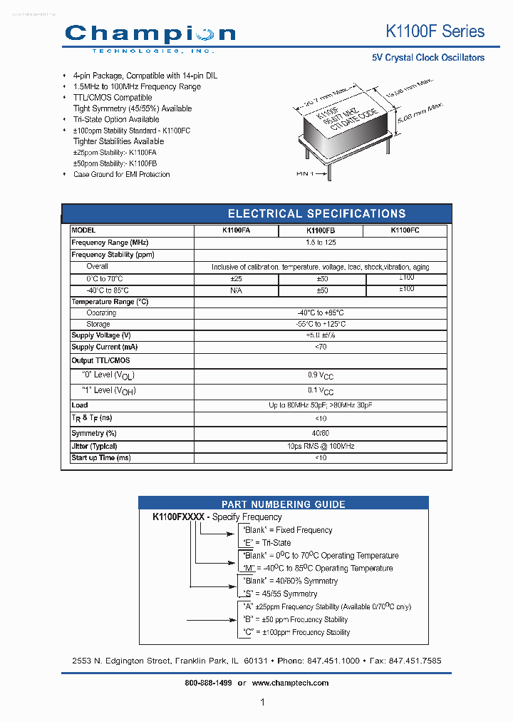 K1100F_261380.PDF Datasheet